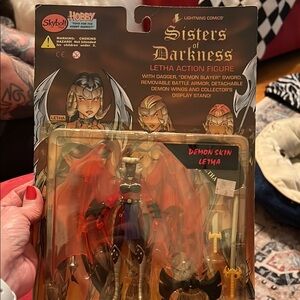 Sisters of Darkness Letha Action Figure with Demon Slayer Sword